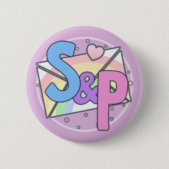 Sophie & Pudding 6 Cm Round Badge (Front)