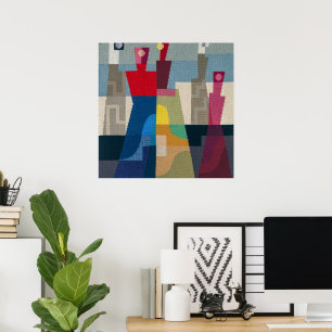 Sophie Taeuber-Arp Characters Poster