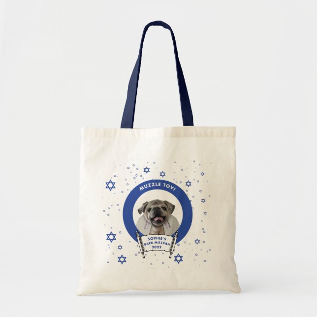 SOPHIE'S BARK MITZVAH TOTE BAG (Front)