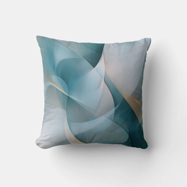 Sophisticated Abstract Art Cushion (Front)