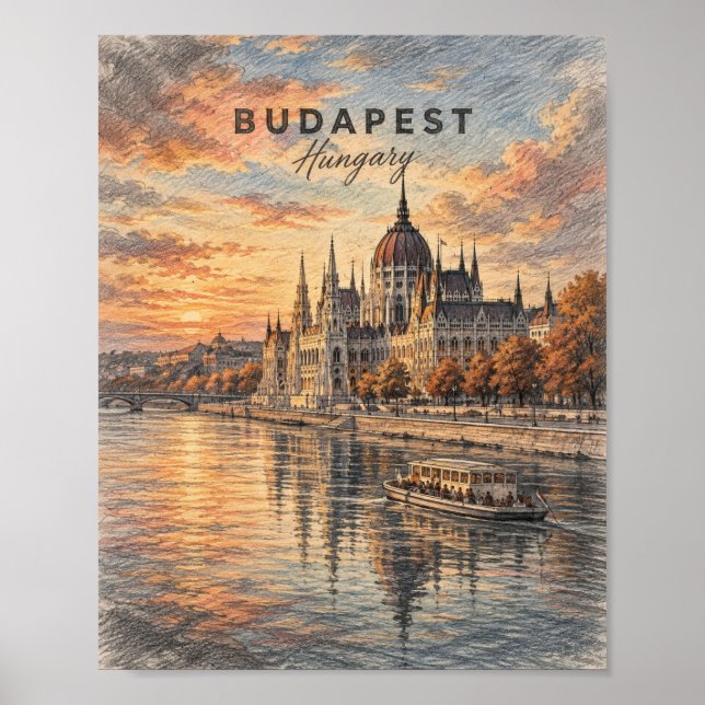 Sophisticated Abstract Interior Art Poster (Front)