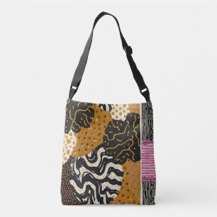 Sophisticated African Caribbean Asian Leggings Crossbody Bag