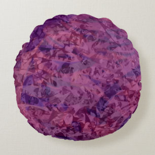 Sophisticated Background and Texture Round Pillow