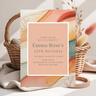 Sophisticated Birthday Party Invitation