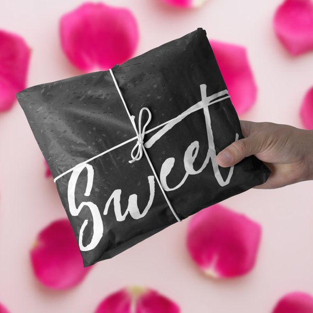 Sophisticated Black and White Sweet Design Tissue Paper (Sophisticated Black and White Sweet Design Tissue Paper)