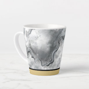 Sophisticated Black Marble Coffee Cup