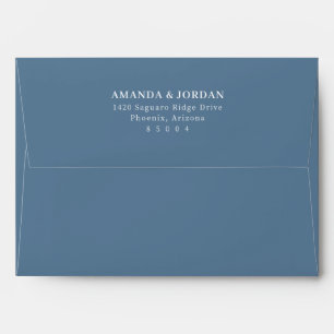 Sophisticated Black Minimalist Typographic Envelope