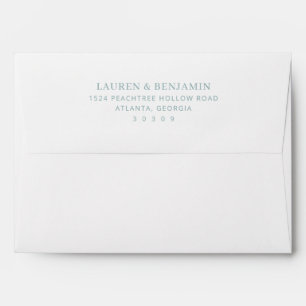 Sophisticated Black Minimalist Typographic Envelope