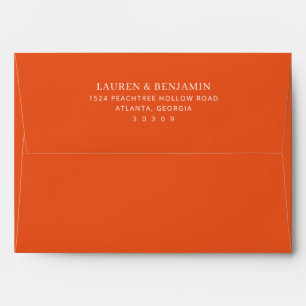 Sophisticated Black Typographic Envelope