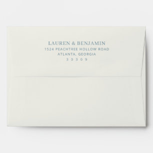 Sophisticated Black Typographic Envelope