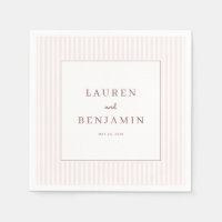 Sophisticated Blush Pink Stripes