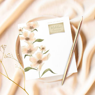 Sophisticated Botanical Vintage Floral Stamp Frame Card