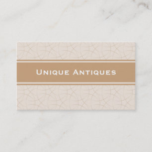 Sophisticated Business Card, Honey Beige Card