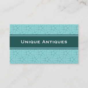 Sophisticated Business Card, Teal Card