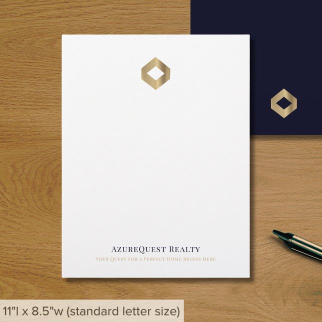 Sophisticated Business Logo Custom Letterhead (Creator Uploaded)