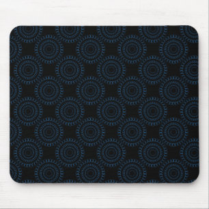 Sophisticated Chic Mousepad, Royal Blue Mouse Mat