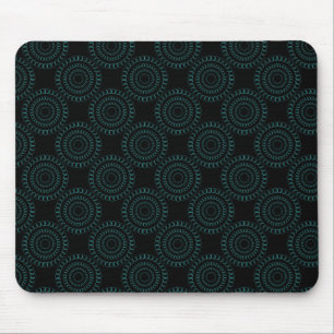 Sophisticated Chic Mousepad, Teal Mouse Mat