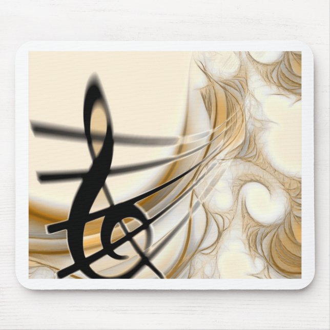 Sophisticated classic music sheet design accessory mouse mat (Front)