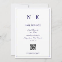 Sophisticated Classic Save the Date