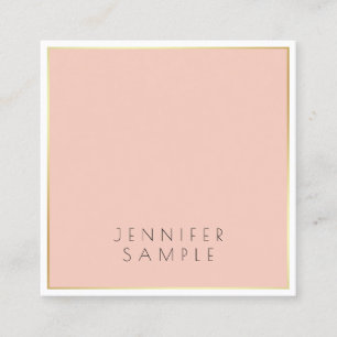 Sophisticated Design Elegant Modern Clean Luxury Square Business Card