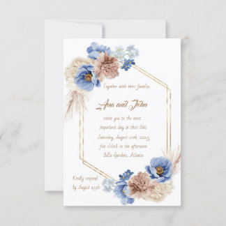 Sophisticated design invitation