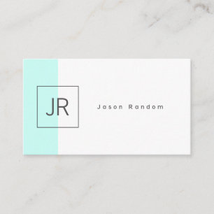 Sophisticated elegance split style business card