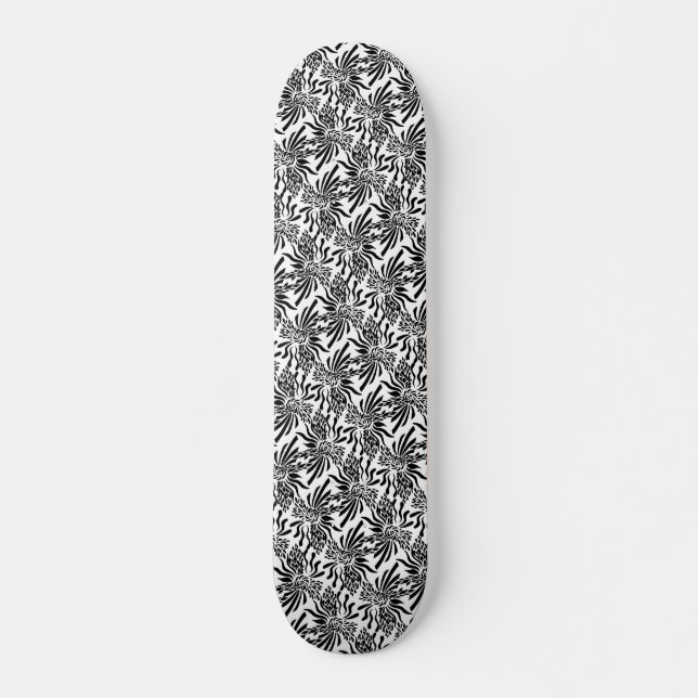 Sophisticated Fleur Skateboard (Front)