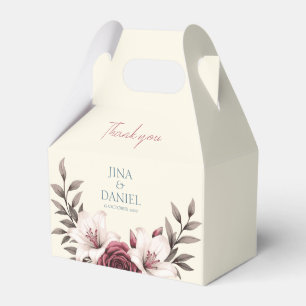 Sophisticated Floral Micro-Wedding Suite Favour Box