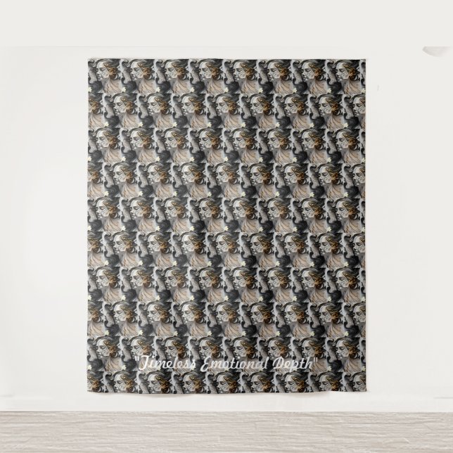 "Sophisticated Gold Accents" Tapestry (Front)