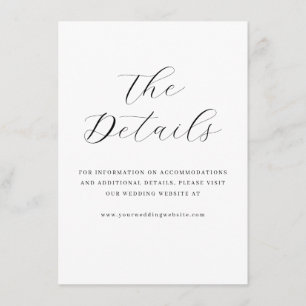Sophisticated Grey Typographic Enclosure Card