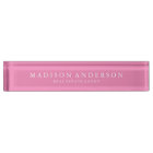 Sophisticated in Pink | Desk Name Plate