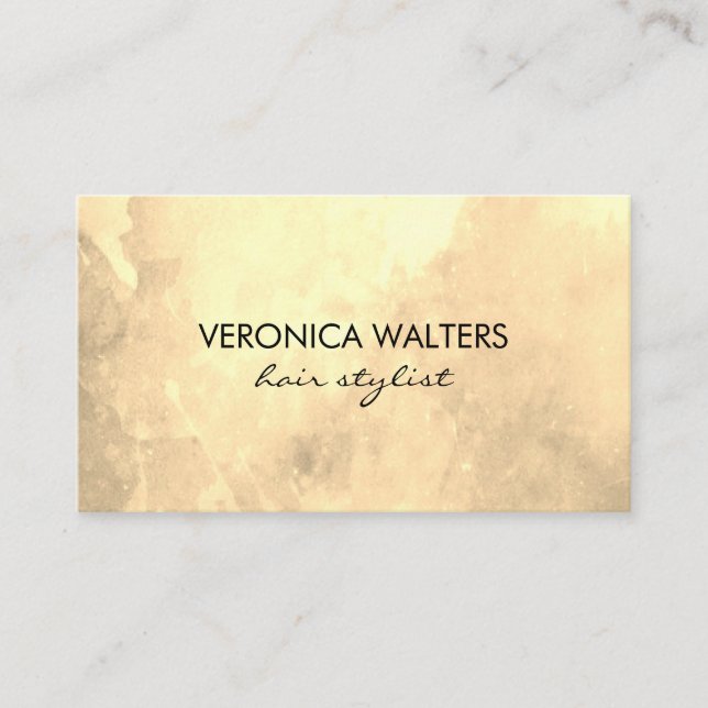 Sophisticated Loyalty Gold Brushed Card (Front)