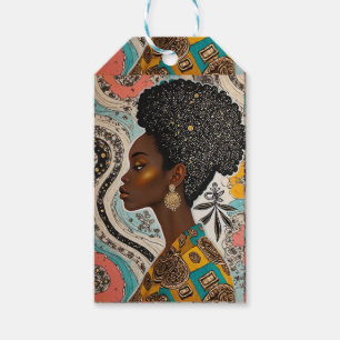 Sophisticated luxury African, Asian, Caribbean Gift Tags