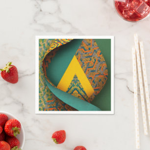 Sophisticated Luxury African Asian Caribbean   Napkin