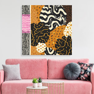 Sophisticated Luxury African Caribbean Asian Canvas Print