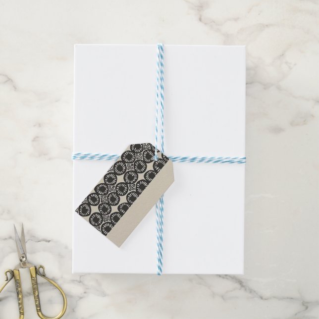 Sophisticated Luxury African Caribbean Gift Tags (With Twine)