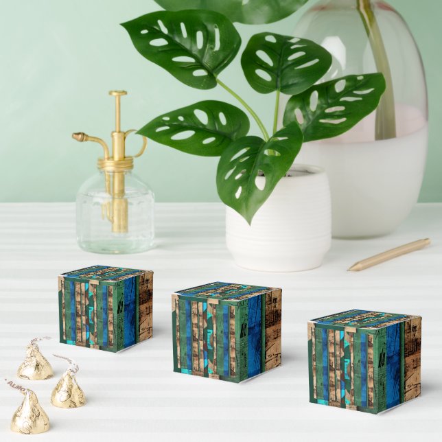 Sophisticated Luxury African Caribbean Island Favour Box (Multiple)