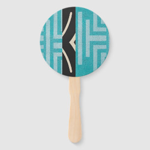 Sophisticated Luxury African Caribbean Island Hand Fan
