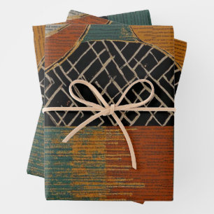 Sophisticated Luxury African Caribbean Island Wrapping Paper Sheet