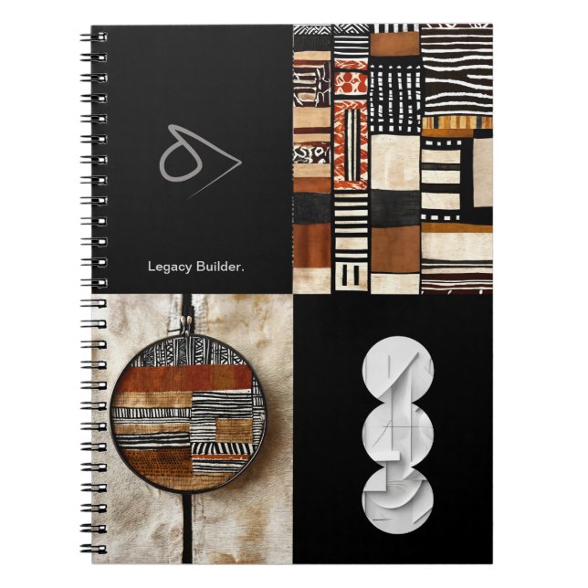 Sophisticated Luxury African Caribbean Notebook (Front)