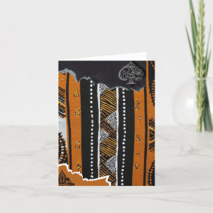 Sophisticated Luxury African Caribbean Thank You Card