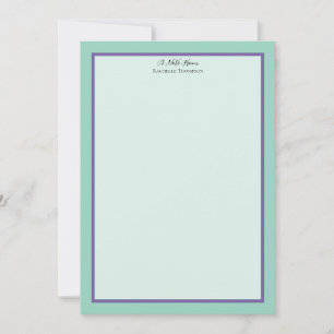 Sophisticated Minimalist Frame Note Card