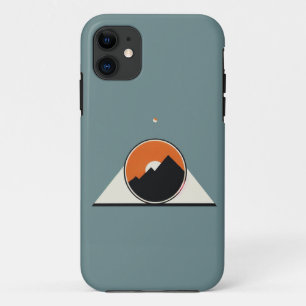 Sophisticated Minimalist Logo iPhone Case