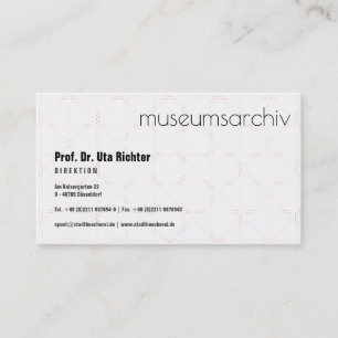 Sophisticated modern business card