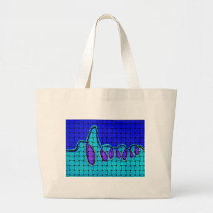 Sophisticated Motion   French Blue Woven Tote & Fr