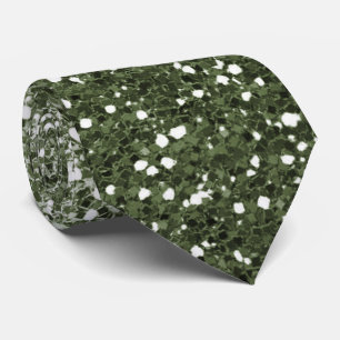 Sophisticated Ombre Green Sparkle Neck Tie