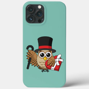 Sophisticated Owl with Heart Chocolate Box iPhone 13 Pro Max Case