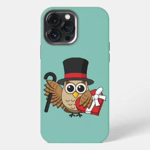Sophisticated Owl with Heart Chocolate Box iPhone 13 Pro Max Case