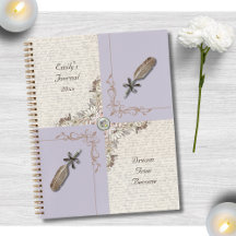 Sophisticated Pale Lavender Personal Journal