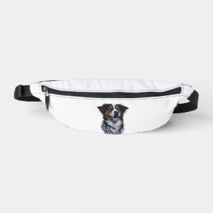 Sophisticated Pooch Portraits Trendy Dog Head Arti Bum Bags